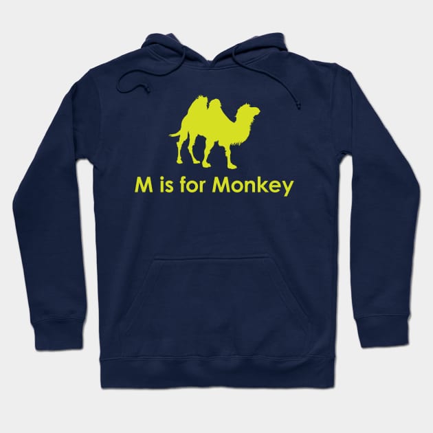 M is for Monkey Hoodie by welikestuff